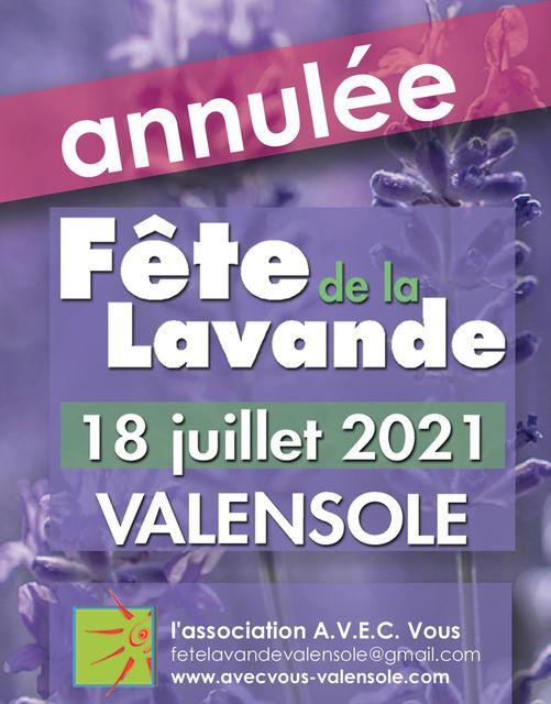 2021年7月18日的瓦伦索勒薰衣草节由于疫情取消